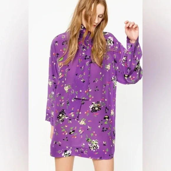 ZADIG &‎ VOLTAIRE RARE Tiu Uma Silk Dress - Picture 2 of 11